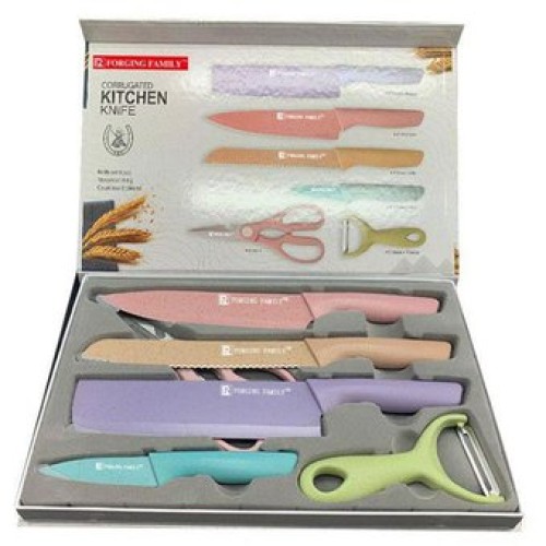 Picture of Forging Family Colorful Knife box set