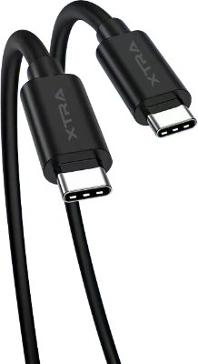 Picture of XTRA C65 Type-C to C 1m Cable Black