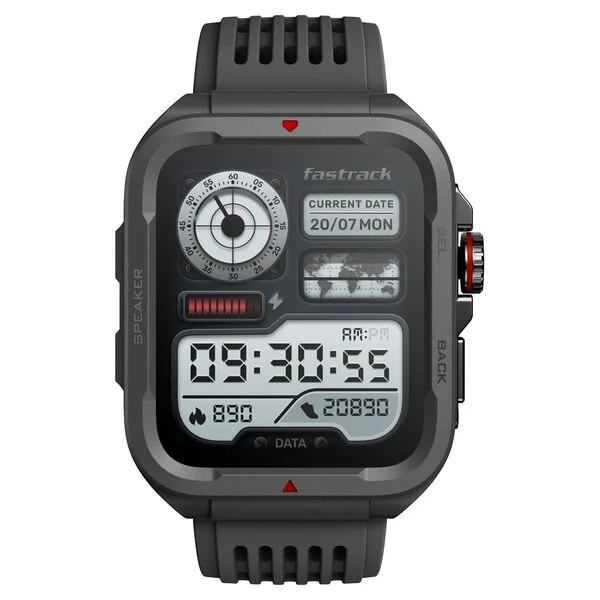Picture of Fastrack Active with 1.83'' UltraVU HD Display and Functional Crown Rugged Smartwatch with AI Coach
