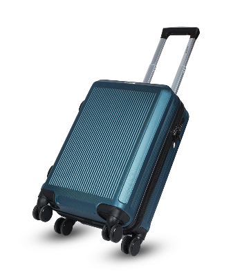 Picture of Travello 20 Inch Royal Zipper Unbreakable Body More Capacity Water Resistant Aluminum Luggage- Trolley Green