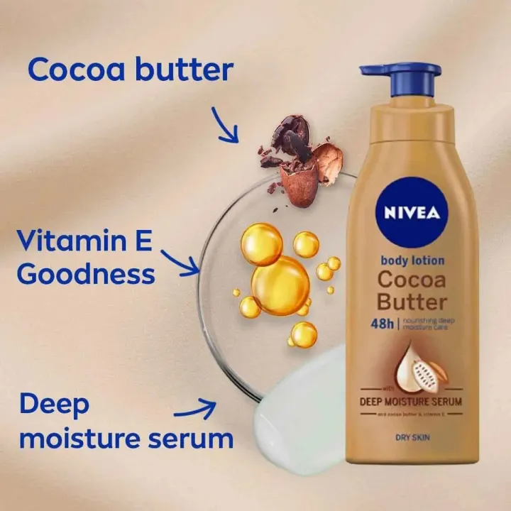 Picture of International Germany product Nivea Cocoa Butter Body Lotion used for male/ female - 400 ml