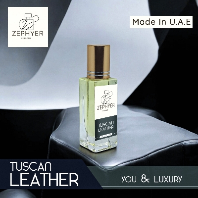 Picture of Zephyer Tuscan Leather - A Rich and Elegant Fragrance with a Warm and Lasting Aroma Perfume Oil - 6ml (U.A.E)