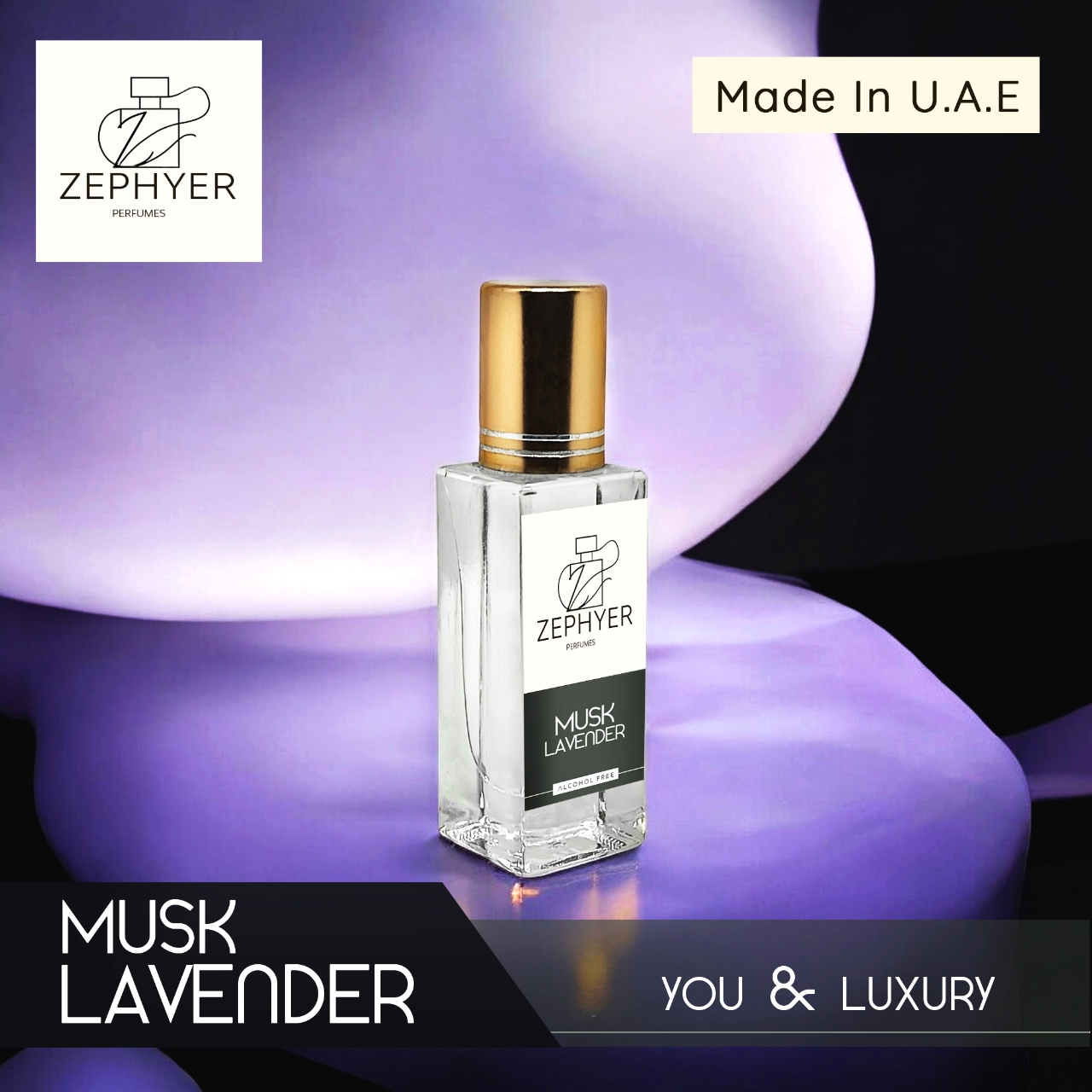 Picture of Zephyer Musk Lavender - A Gentle and Refreshing Fragrance for Calm and Quiet Moments Perfume Oil - 6ml (U.A.E)