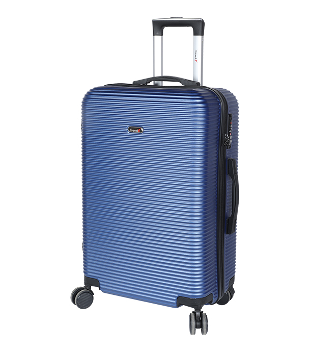 Picture of Travello Hard Top 20 & 24 Inch City Ultra Light Weight Luggage-Trolley Dark Blue (Combo- Set of 2)