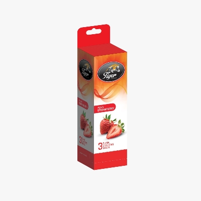 Buy Tiger Condom Plain Strawberry Flavor (36 Pcs) Online