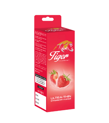 Buy Tiger Condom Plain Ultra Thin Strawb Flv (36pcs) Online
