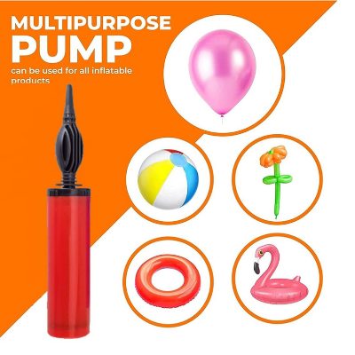 Balloon Manual Hand Pump - Ideal for Festive, Event, Birthday Party, and Wedding Party Decorations- (Pack of 1 Pcs- Multicolor)