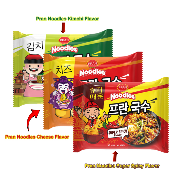 Picture of Assorted 3 flavor PRAN Noodles Combo