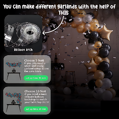 Balloon Arch Creativity with this Balloon Decorating Kit - Perfect for Various Celebrations (Pack of 1 pcs)