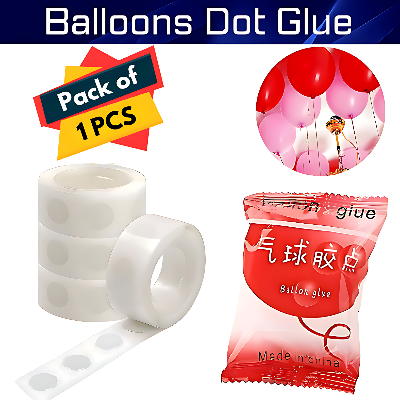 Balloons Double-Sided Adhesive Glue Dot Tape - Essential for Birthdays, Anniversaries, and Special Events-(Pack of 1 pcs)