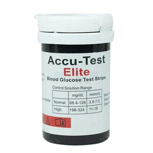 Picture of Accu Test Elite Blood Glucose Test Strip 50 Pcs