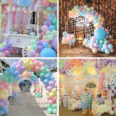 Pastel Balloons Perfect for Birthdays, Anniversaries, Weddings, Baby Showers, and Events (Pack of 25 Pcs).