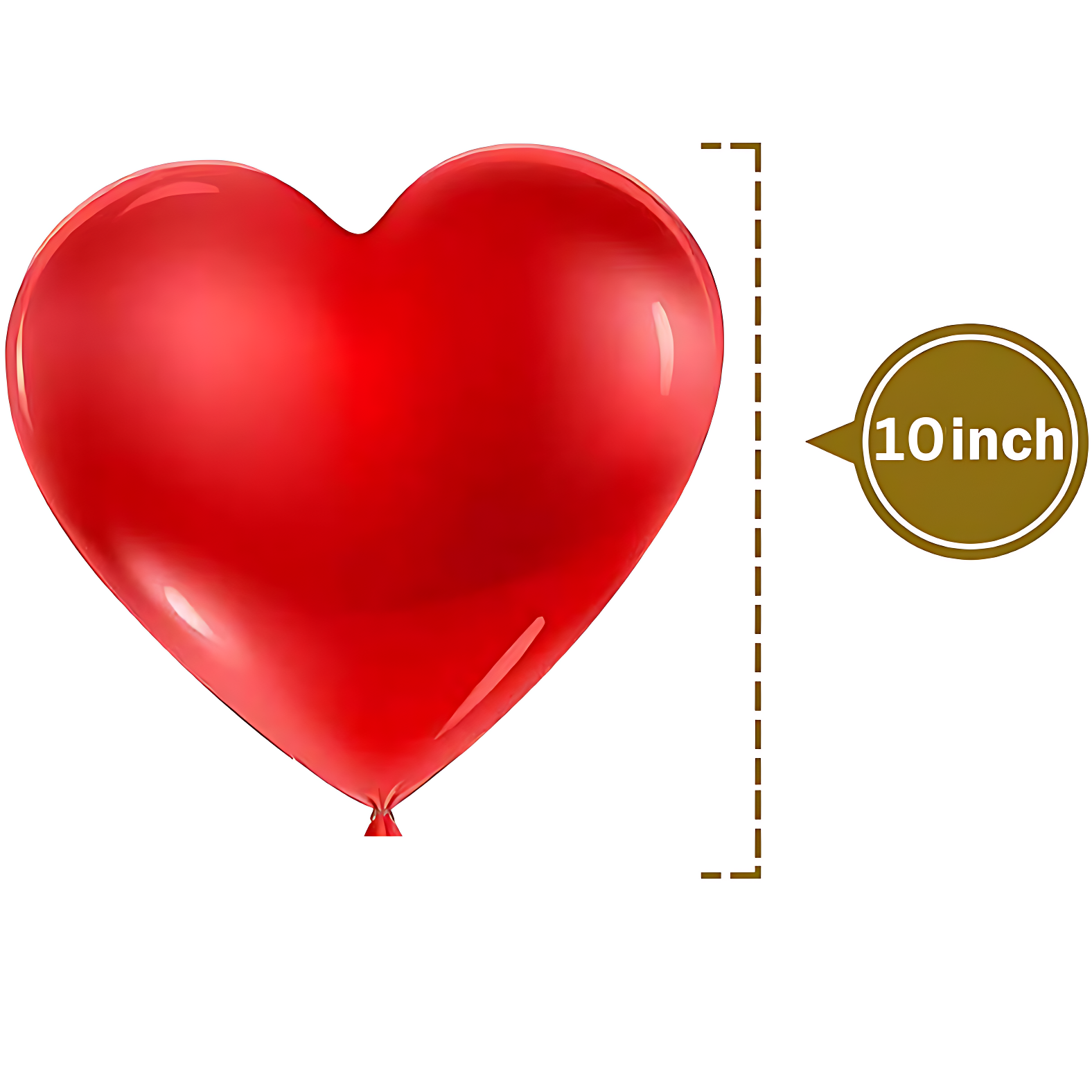 Heart Shape Love Balloons: For Birthday, Anniversary, Valentine’s Day, and Event Decorations - (Pack of 30 Pcs)