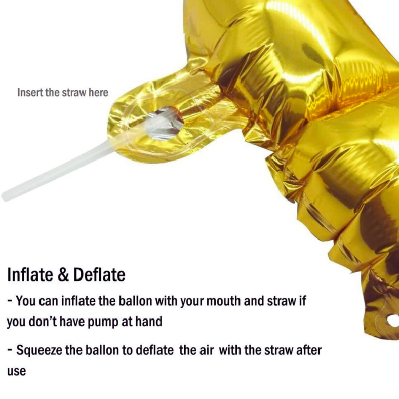 Golden Banner Baby Shower Combo: Pink & Blue Balloons, Foil Curtain, Balloon Arch, Both Side Tape - Complete Decoration Set - (65 Pcs)