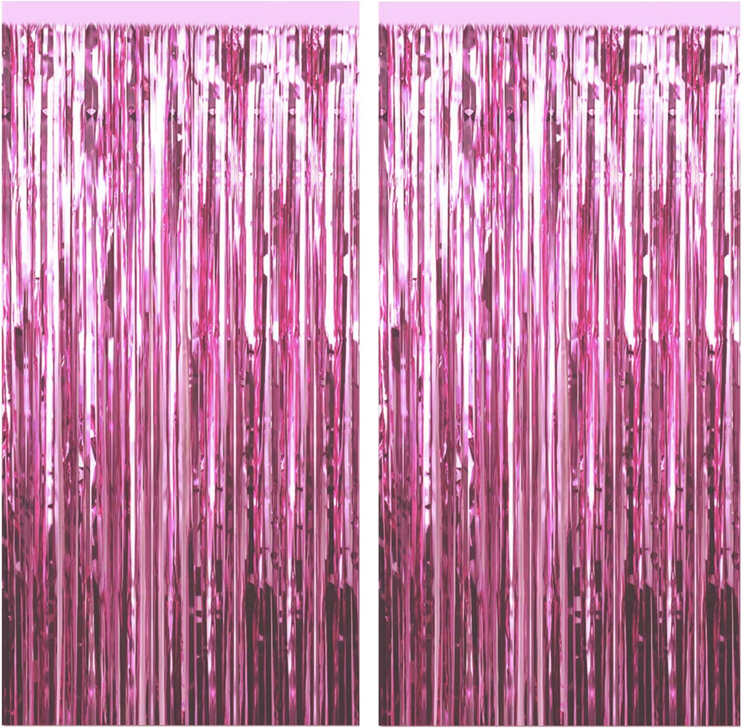 Foil Curtain Backdrop Golden, Silver, Blue, Red, Black & Pink Foil Curtain Backdrop- (Pack of 1 Pcs)