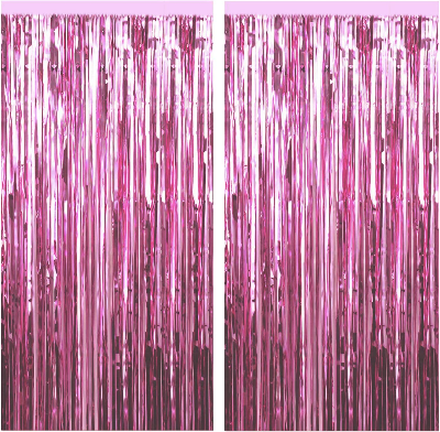Foil Curtain Backdrop Golden, Silver, Blue, Red, Black & Pink Foil Curtain Backdrop- (Pack of 1 Pcs)