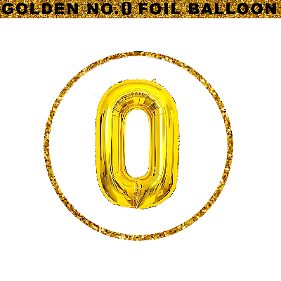 Celebratory Number Foil Balloon: Birthday, Anniversary, Events - Party Decor Essential -(Pack of 1 Pcs)