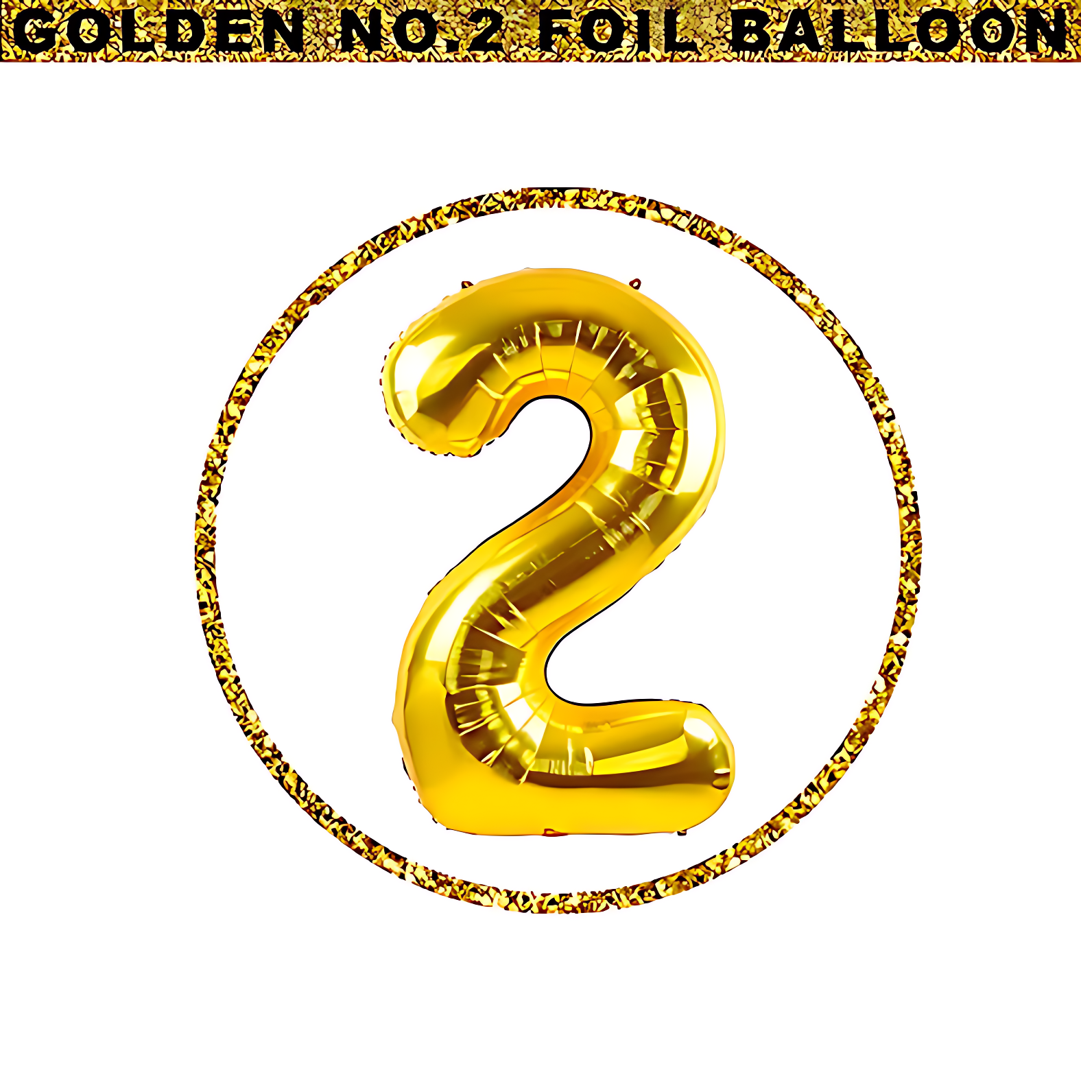 Celebratory Number Foil Balloon: Birthday, Anniversary, Events - Party Decor Essential -(Pack of 1 Pcs)