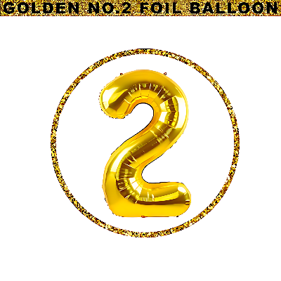 Celebratory Number Foil Balloon: Birthday, Anniversary, Events - Party Decor Essential -(Pack of 1 Pcs)