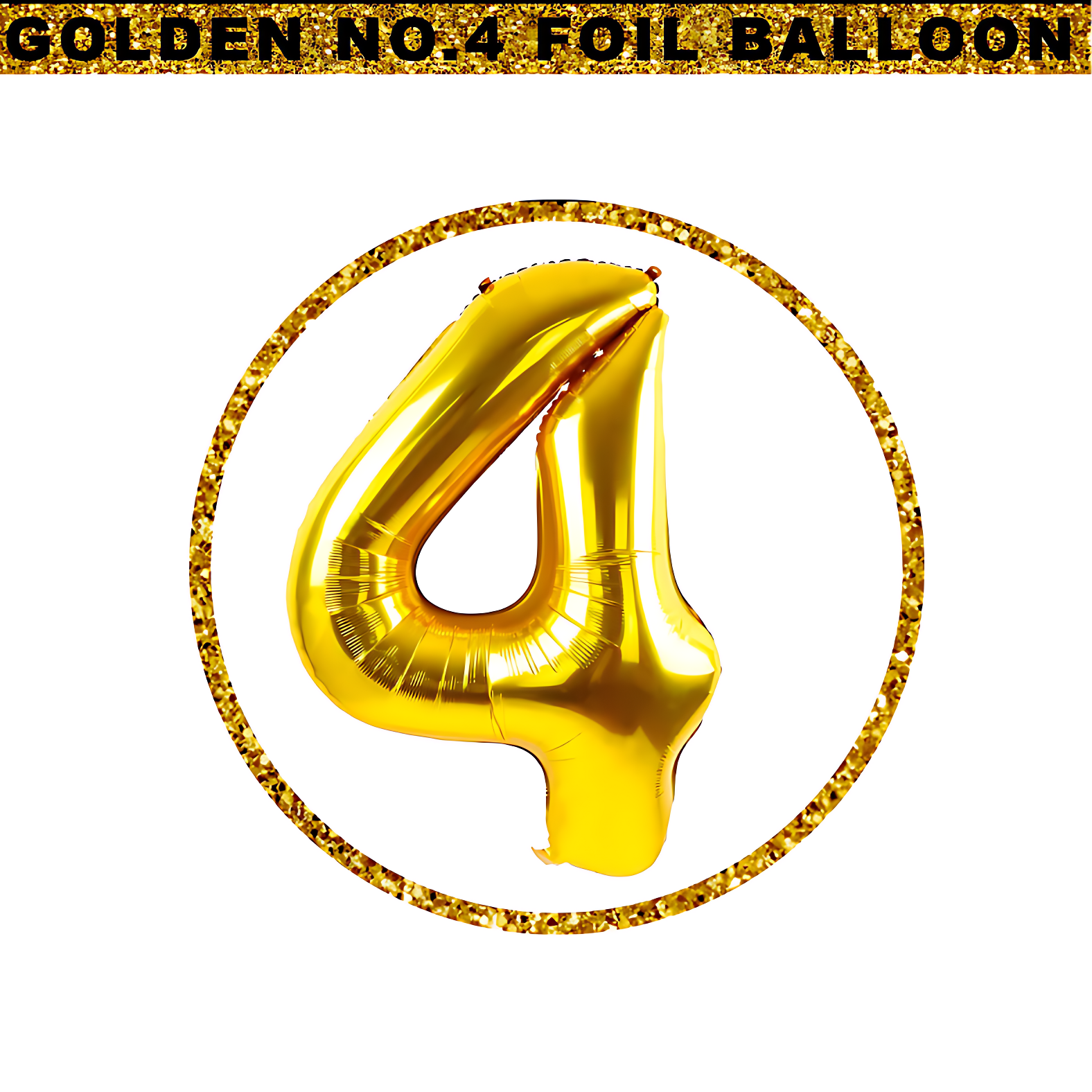 Celebratory Number Foil Balloon: Birthday, Anniversary, Events - Party Decor Essential -(Pack of 1 Pcs)