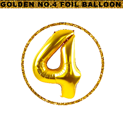 Celebratory Number Foil Balloon: Birthday, Anniversary, Events - Party Decor Essential -(Pack of 1 Pcs)