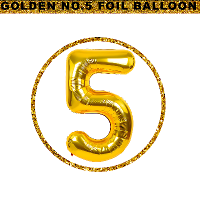 Celebratory Number Foil Balloon: Birthday, Anniversary, Events - Party Decor Essential -(Pack of 1 Pcs)