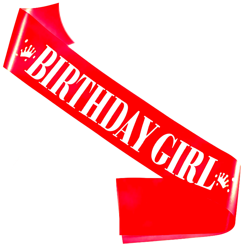 Charming Birthday Girl Sash for Women's Birthday Party- (Pack of 01 Pcs)
