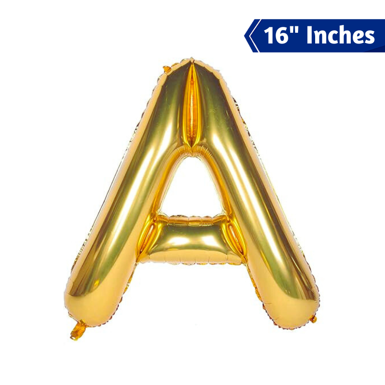 Letter Foil Balloon for Birthdays, Anniversaries & Party Decoration - (Pack of 1 Pcs)