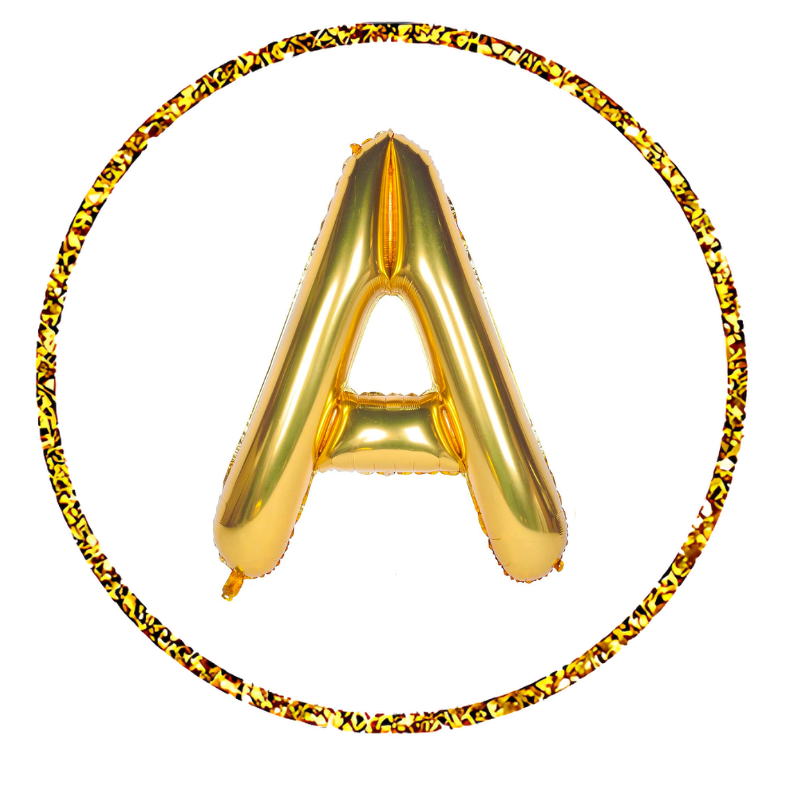 Letter Foil Balloon for Birthdays, Anniversaries & Party Decoration - (Pack of 1 Pcs)