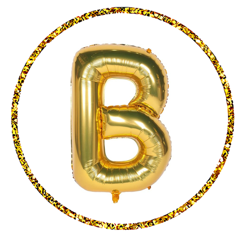Letter Foil Balloon for Birthdays, Anniversaries & Party Decoration - (Pack of 1 Pcs)