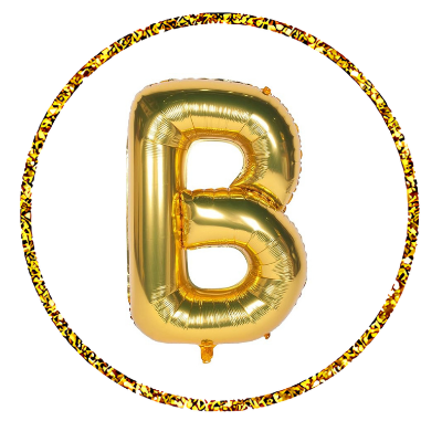 Letter Foil Balloon for Birthdays, Anniversaries & Party Decoration - (Pack of 1 Pcs)
