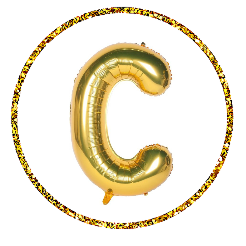 Letter Foil Balloon for Birthdays, Anniversaries & Party Decoration - (Pack of 1 Pcs)