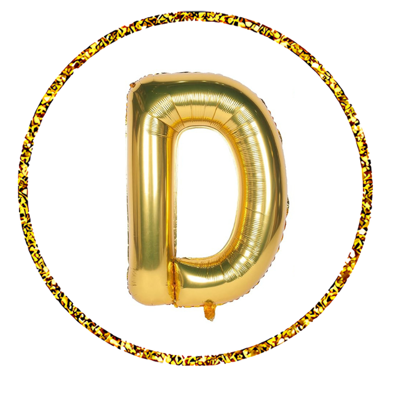 Letter Foil Balloon for Birthdays, Anniversaries & Party Decoration - (Pack of 1 Pcs)