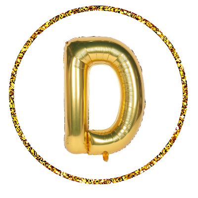Letter Foil Balloon for Birthdays, Anniversaries & Party Decoration - (Pack of 1 Pcs)