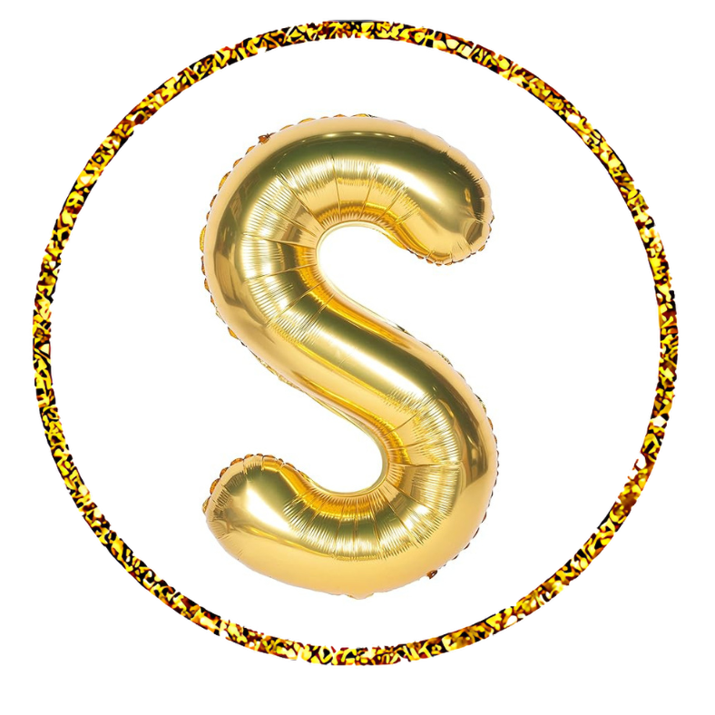 Letter Foil Balloon for Birthdays, Anniversaries & Party Decoration - (Pack of 1 Pcs)