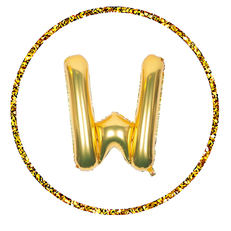 Letter Foil Balloon for Birthdays, Anniversaries & Party Decoration - (Pack of 1 Pcs)