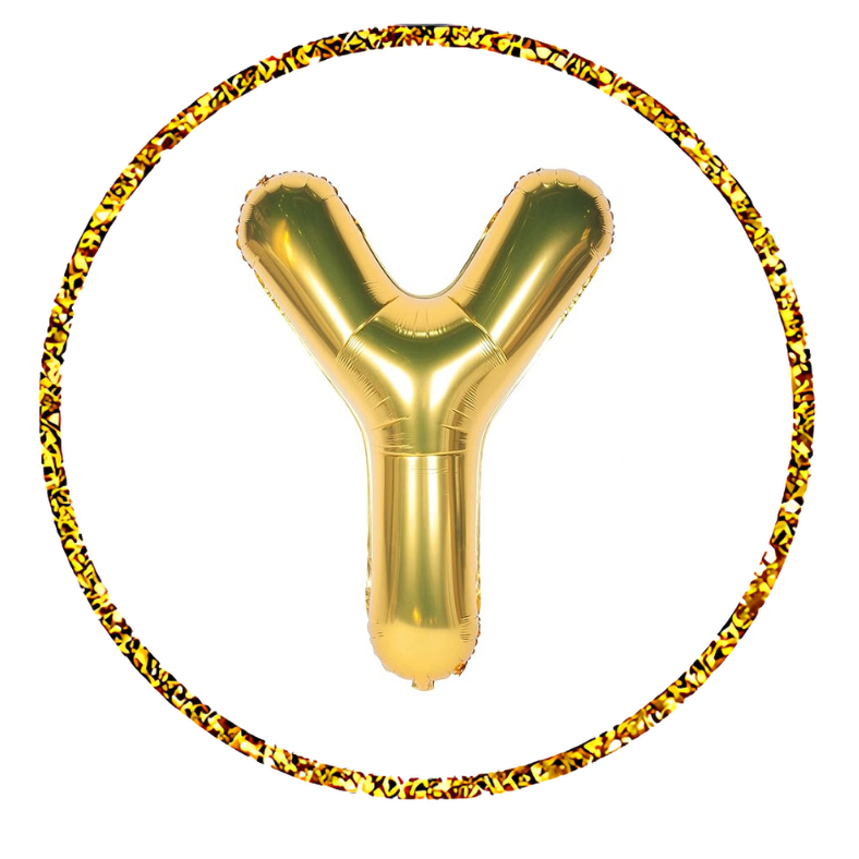 Letter Foil Balloon for Birthdays, Anniversaries & Party Decoration - (Pack of 1 Pcs)