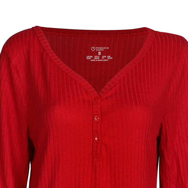Picture of Winner Ladies Long Sleeve T-Shirt Red