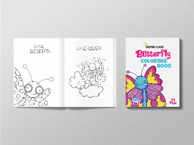 Buy GOOD LUCK coloring book Butterfly Online at Best Price In Bangladesh