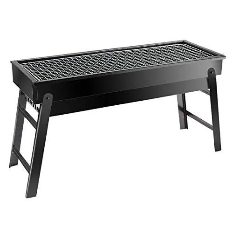 Buy Portable BBQ Charcoal Barbecue Grill Machine Black( 24 Inch) at Best Price In Bangladesh