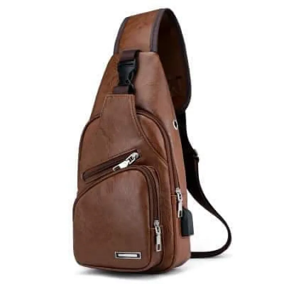 Buy Male Shoulder Bags USB Charging Crossbody Bags Multifunctional Anti Theft Chest Bags Short Trip Messengers Bag at Best Price In Bangladesh