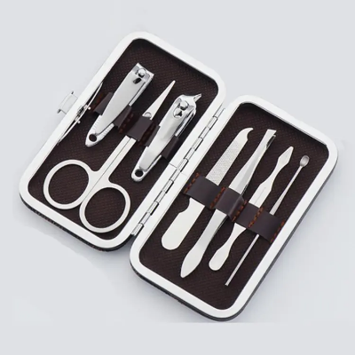 Buy 7 in 1 Nail Nail Manicure Tools Set with Leather Case Stainless Nail Manicure Tools at Best Price In Bangladesh