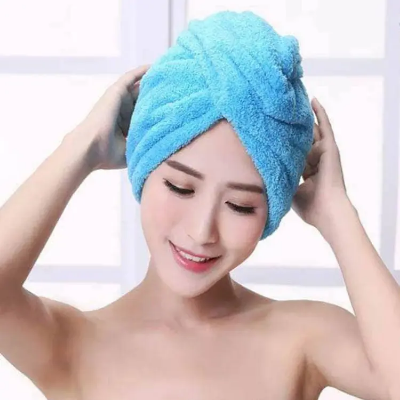 Buy Womens Bathroom Towels Microfiber Absorbent Towel Quick Dry Hair Hat Cap Adults Bath Towel Bathing Tools at Best Price In Bangladesh