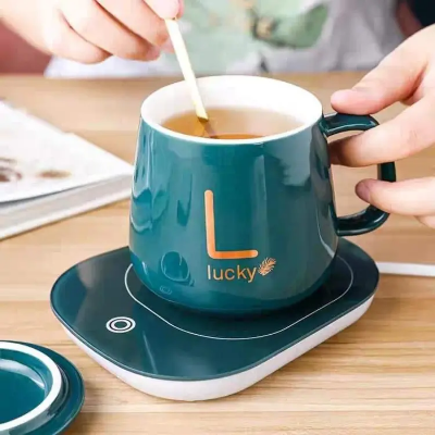 Buy Cup Heater Coffee Mug Warmer Timer Heating Coaster Smart Thermostatic Heating Pad Hot Plate Hot Milk Coffee Cup Warmer at Best Price In Bangladesh