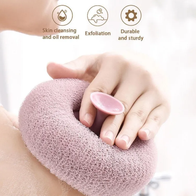 Buy Shower puff pure bath pouf- Multicolor luxurious exfoliation sponge for smooth skin at Best Price In Bangladesh