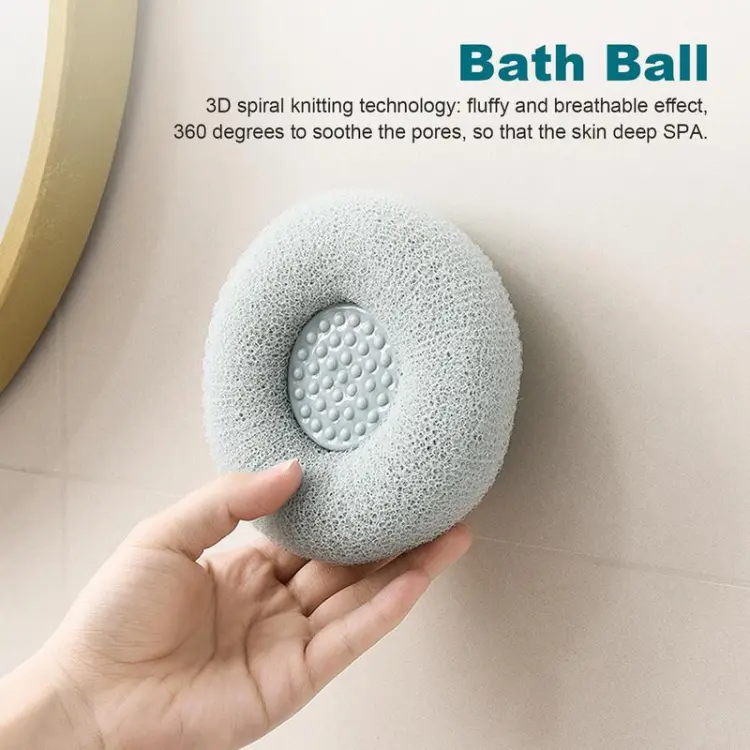 Buy Shower puff pure bath pouf- Multicolor luxurious exfoliation sponge for smooth skin at Best Price In Bangladesh
