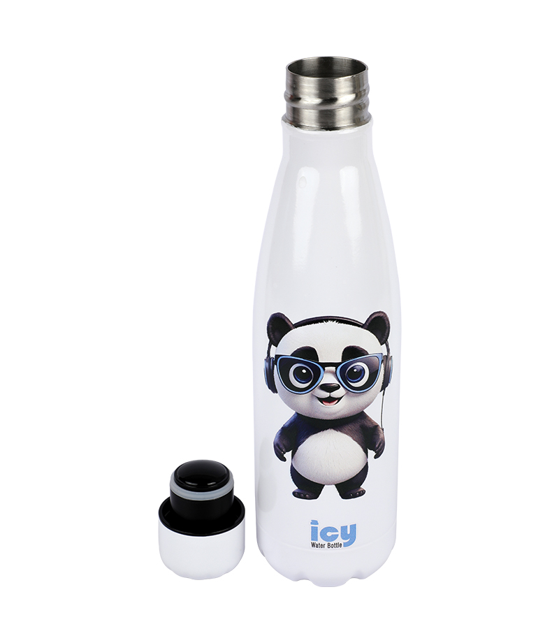 Buy Hot & Cold Stylish SS Cola Water Bottle 450 ML Panda Party at Best Price In Bangladesh