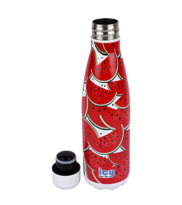 Buy Hot & Cold Stylish SS Cola Water Bottle 450 ML Watermelon Splash at Best Price In Bangladesh