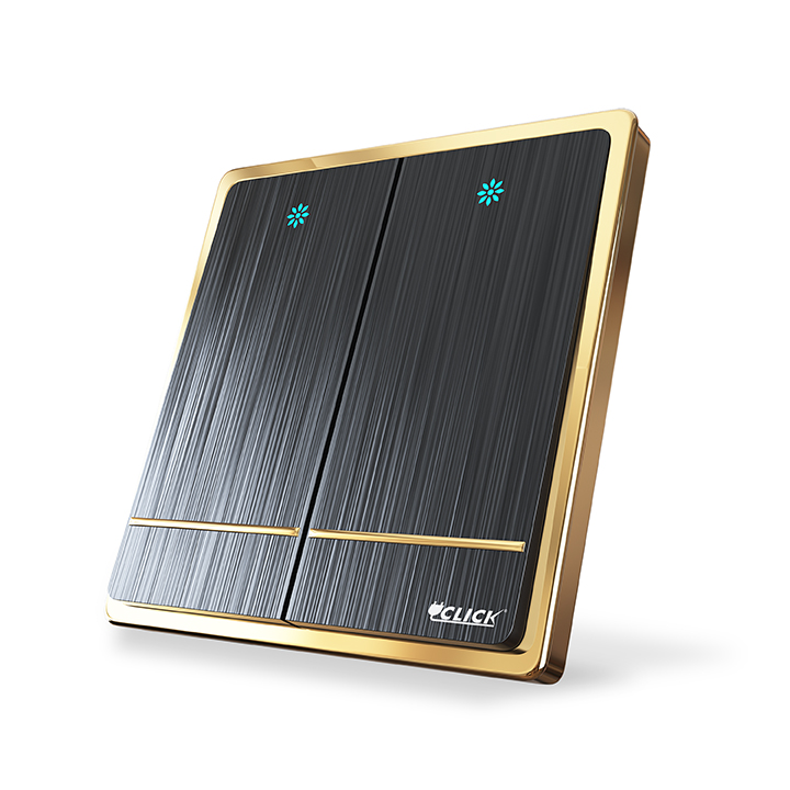 Buy CLICK HARMONY 2 GANG 2 WAY SWITCH, 16A Online at Best Price In Bangladesh