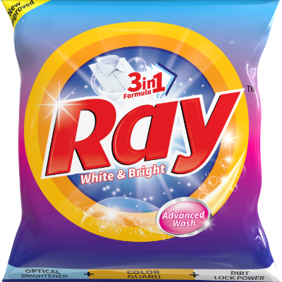 Buy Ray Washing Powder 500gm - Clothes Detergent Powder for Daily Laundry Use at Best Price In Bangladesh